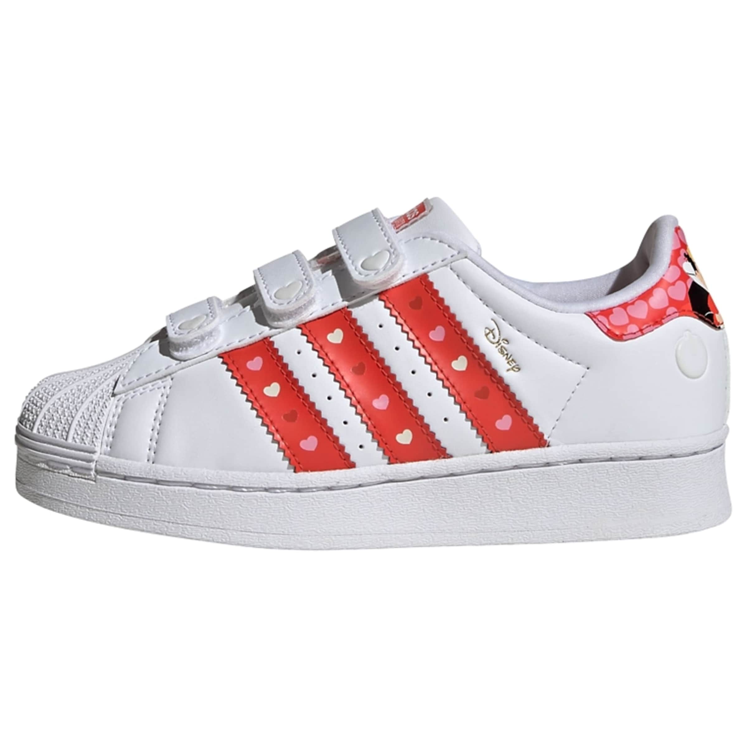 Sneaker 'Disney Superstar' di ADIDAS ORIGINALS in bianco: frontale