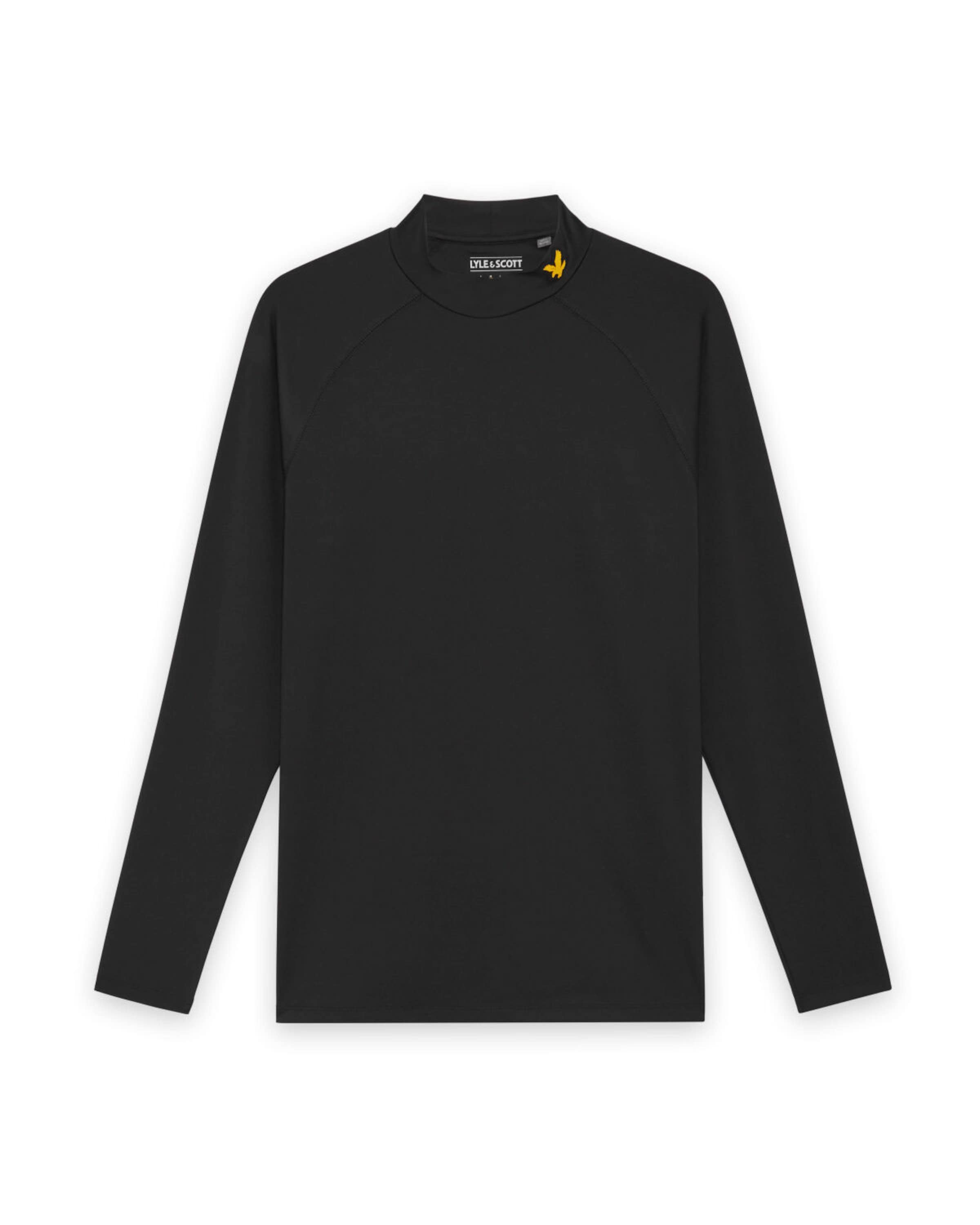 Lyle & Scott Basislaag in Zwart: voorkant