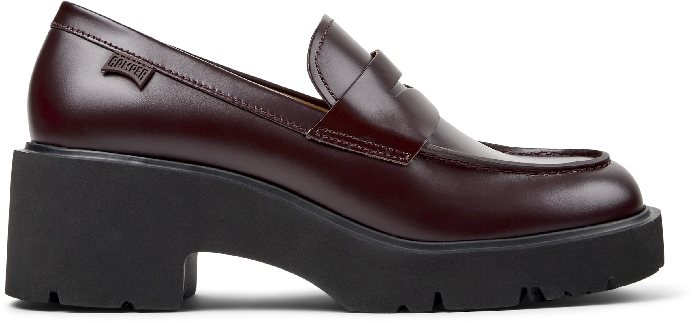 CAMPER Lace-up shoe 'Milah' in Red