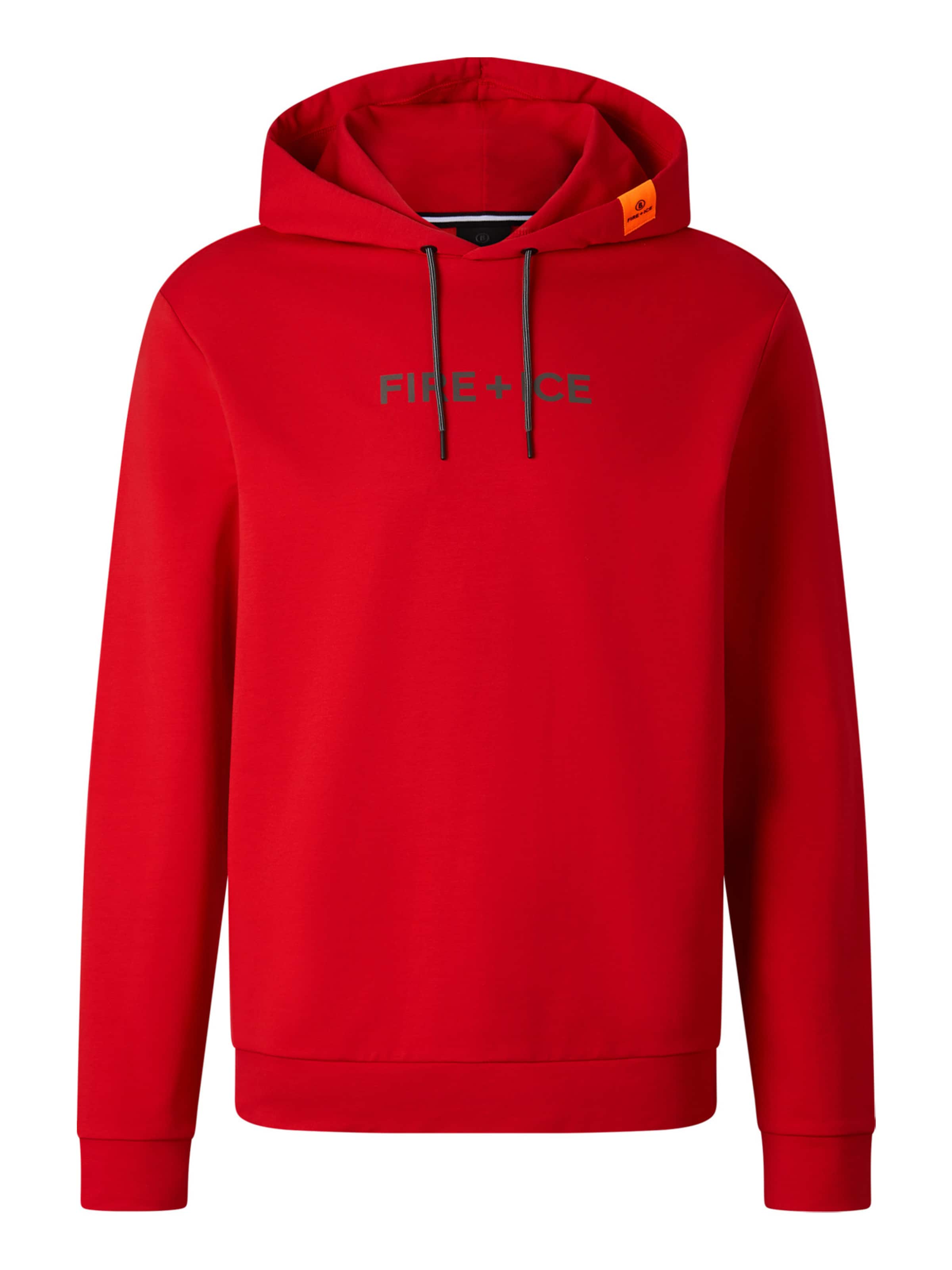 Bogner Fire + Ice Sweatshirt 'Cadell' in knallrot / schwarz, Produktansicht