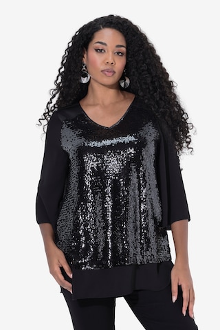 juoda Ulla Popken Palaidinė: priekis