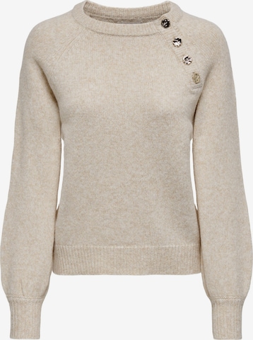 ONLY Sweater 'Emma' in Beige: front