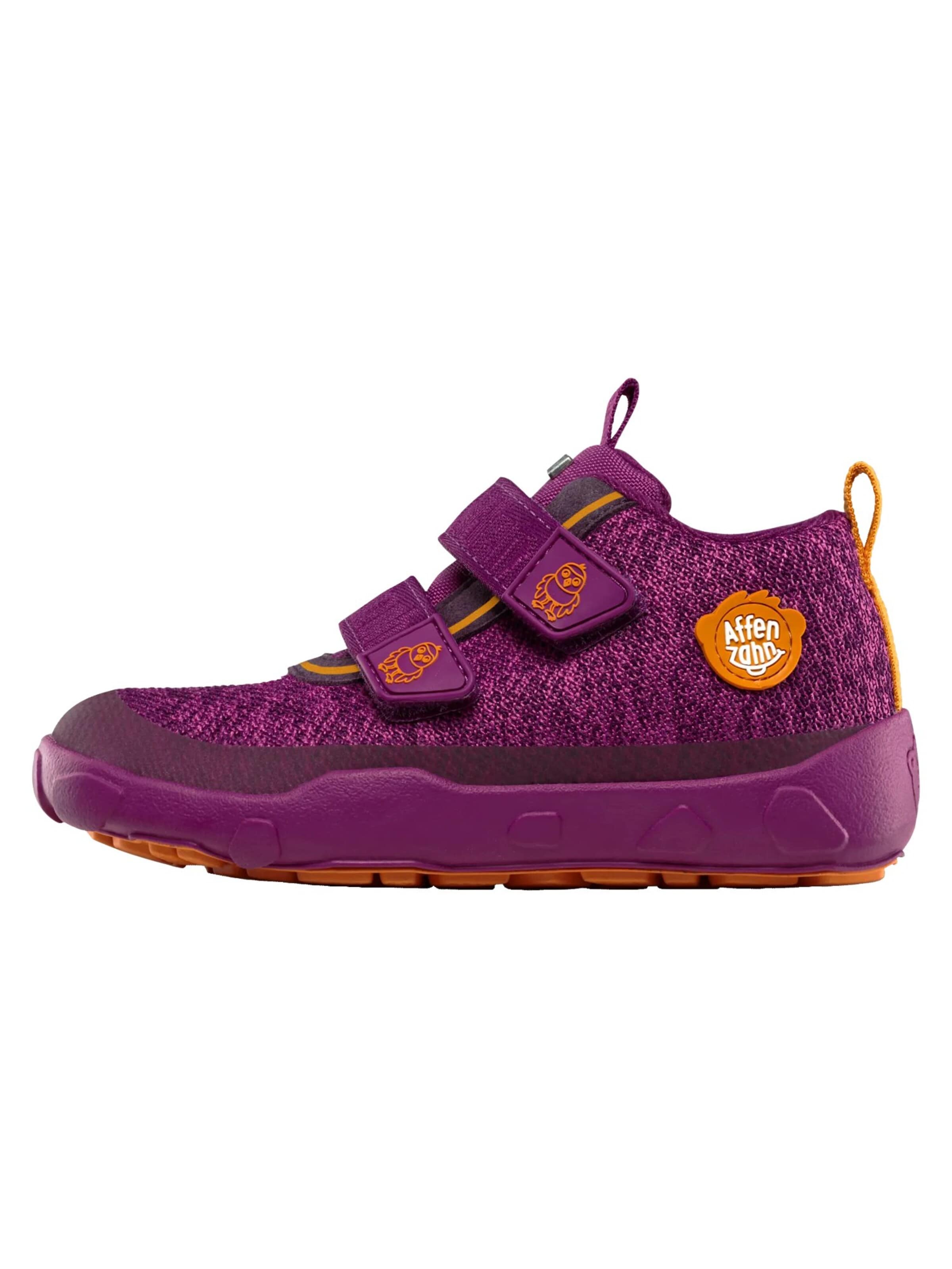 Affenzahn Sneaker 'Happy' in Lila: Vorderseite