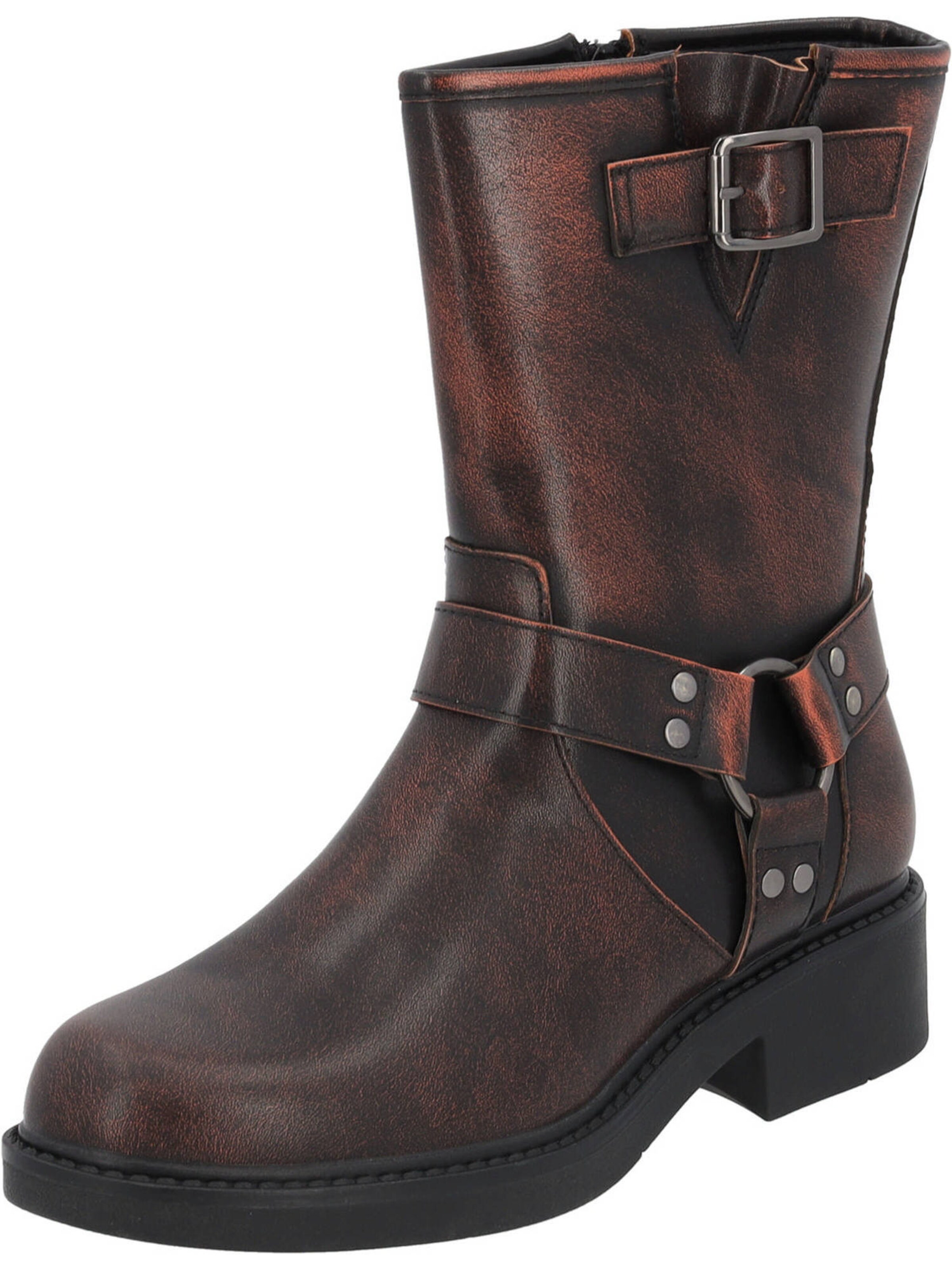 Palado Boots 'Hanav' in Bruin: voorkant
