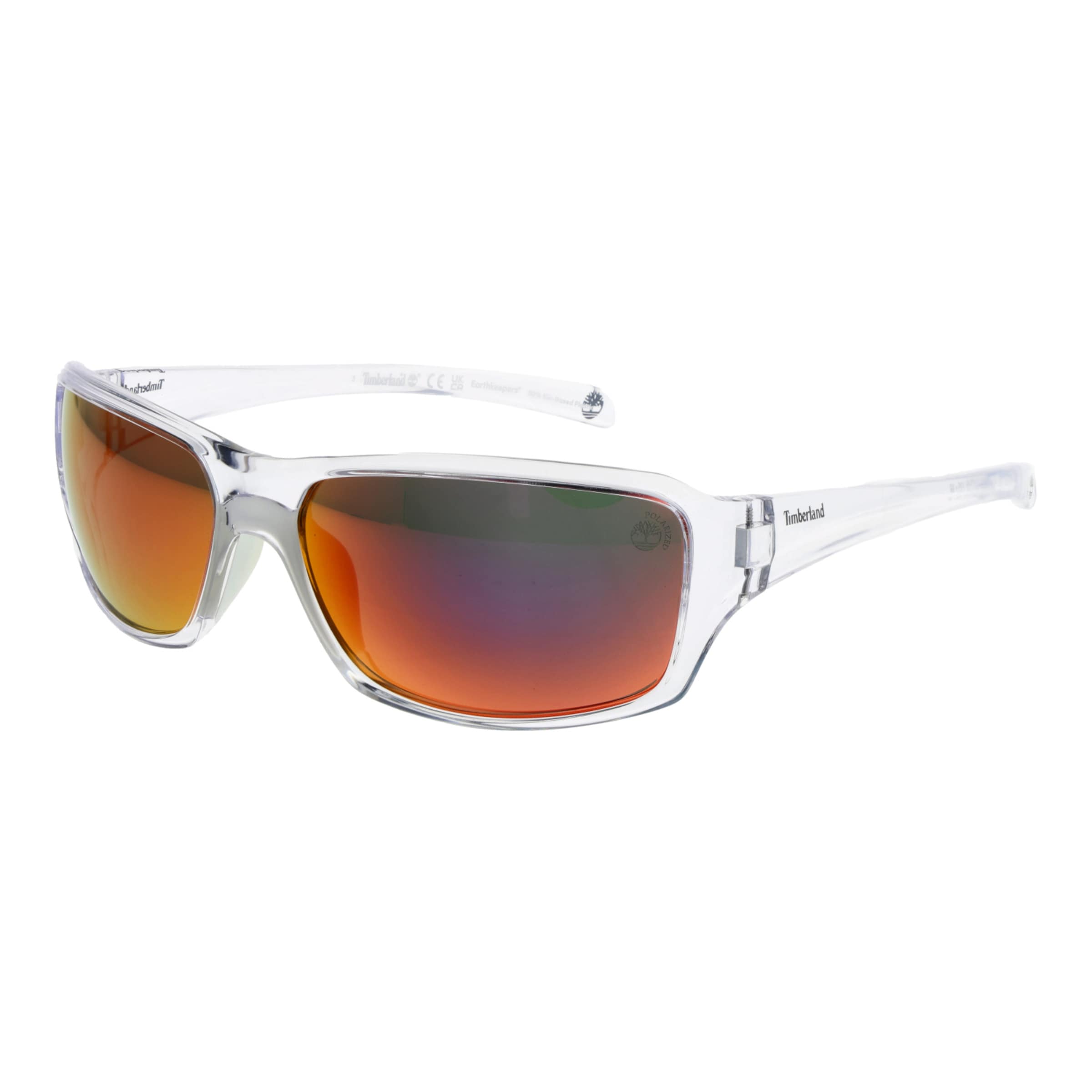 TIMBERLAND Sportsonnenbrille 'TB9332 26D' in Weiß
