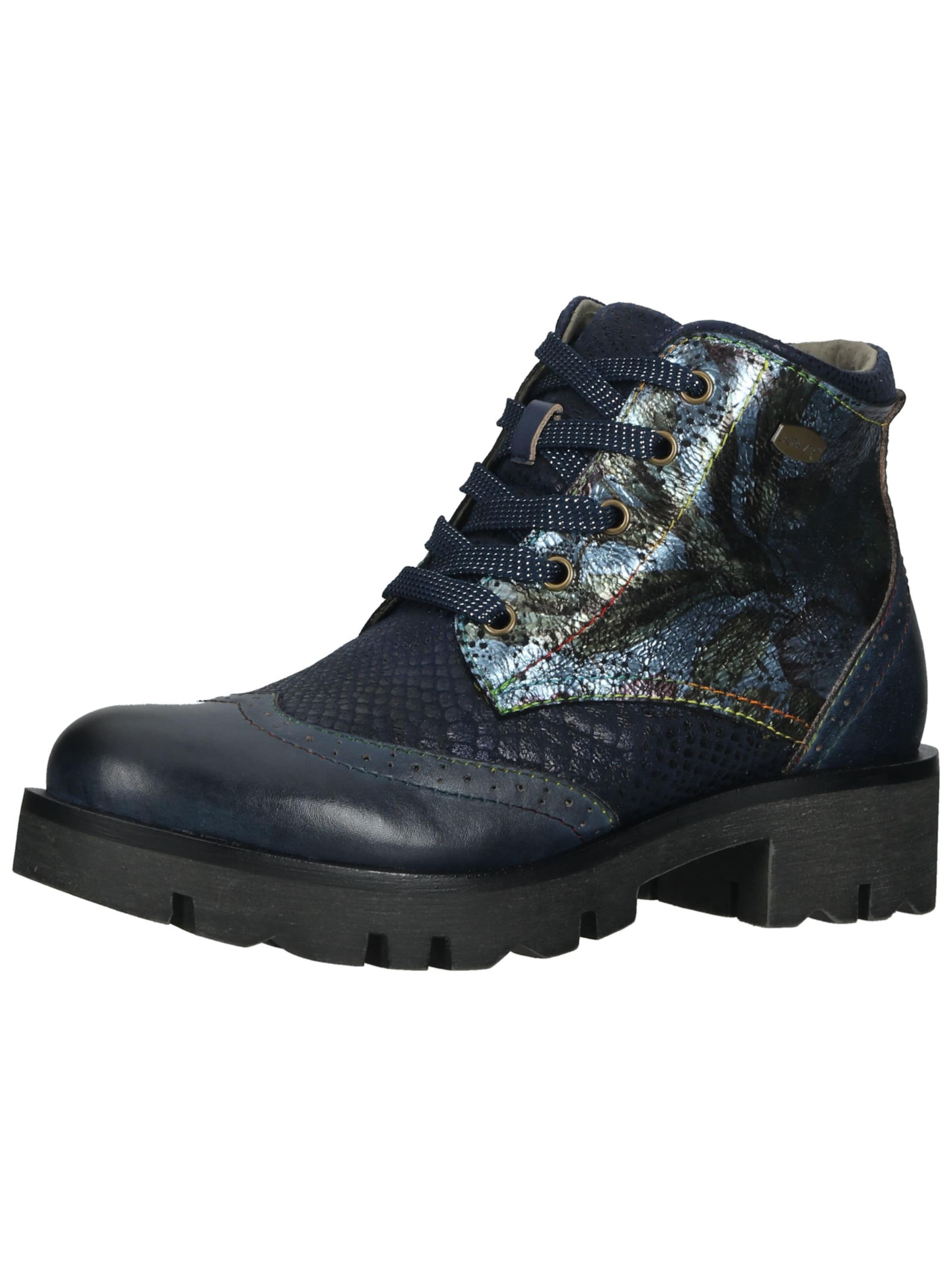 Bottines à lacets Laura Vita en bleu : devant