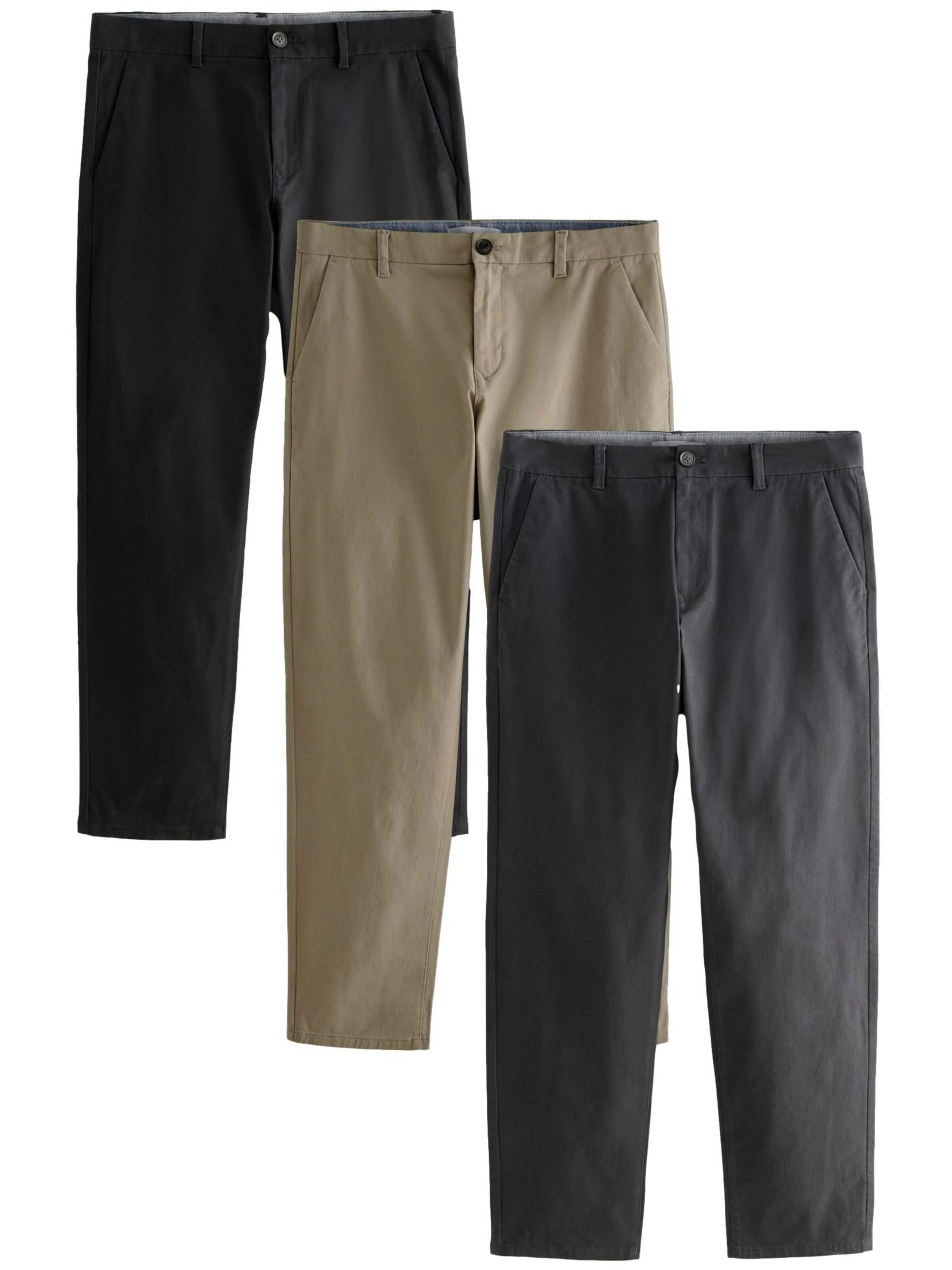 Nextregular Chino hlače - bež boja: prednji dio