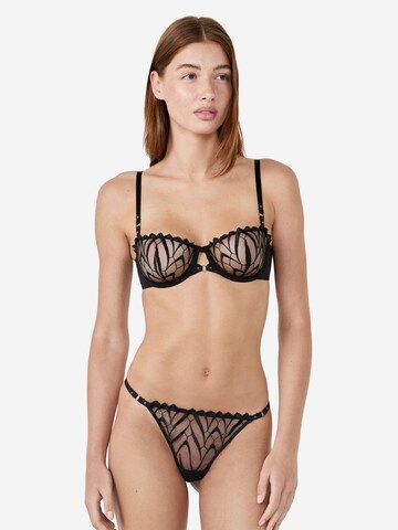 ETAM Balconette BH in Schwarz