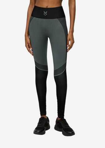 QS Skinny Leggings in Grijs: voorkant