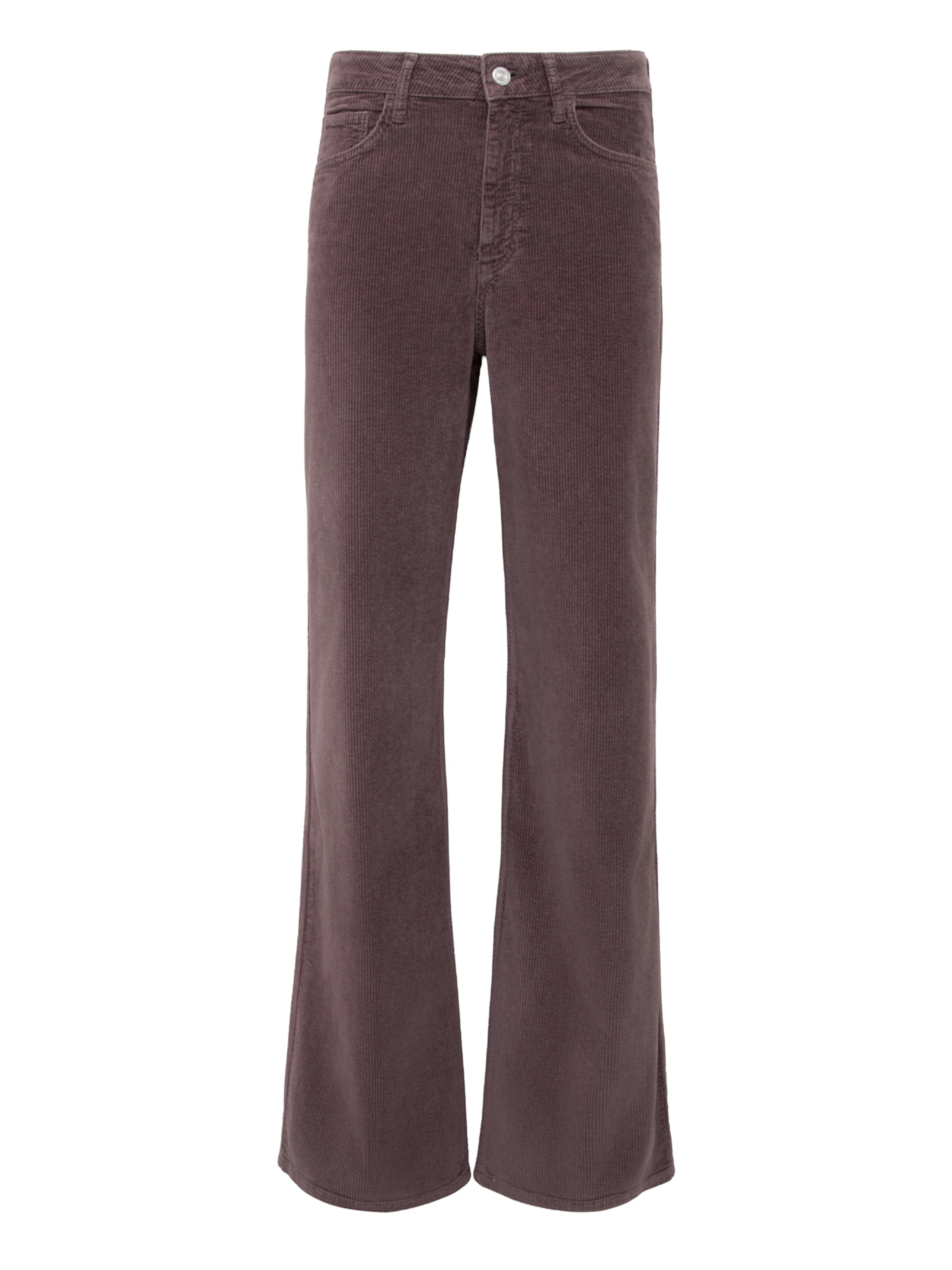 Mavi Flared Jeans in Brown: front