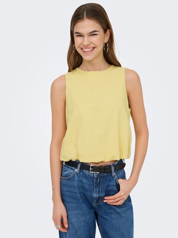 Chemisier 'ONLGoa' ONLY en jaune : devant