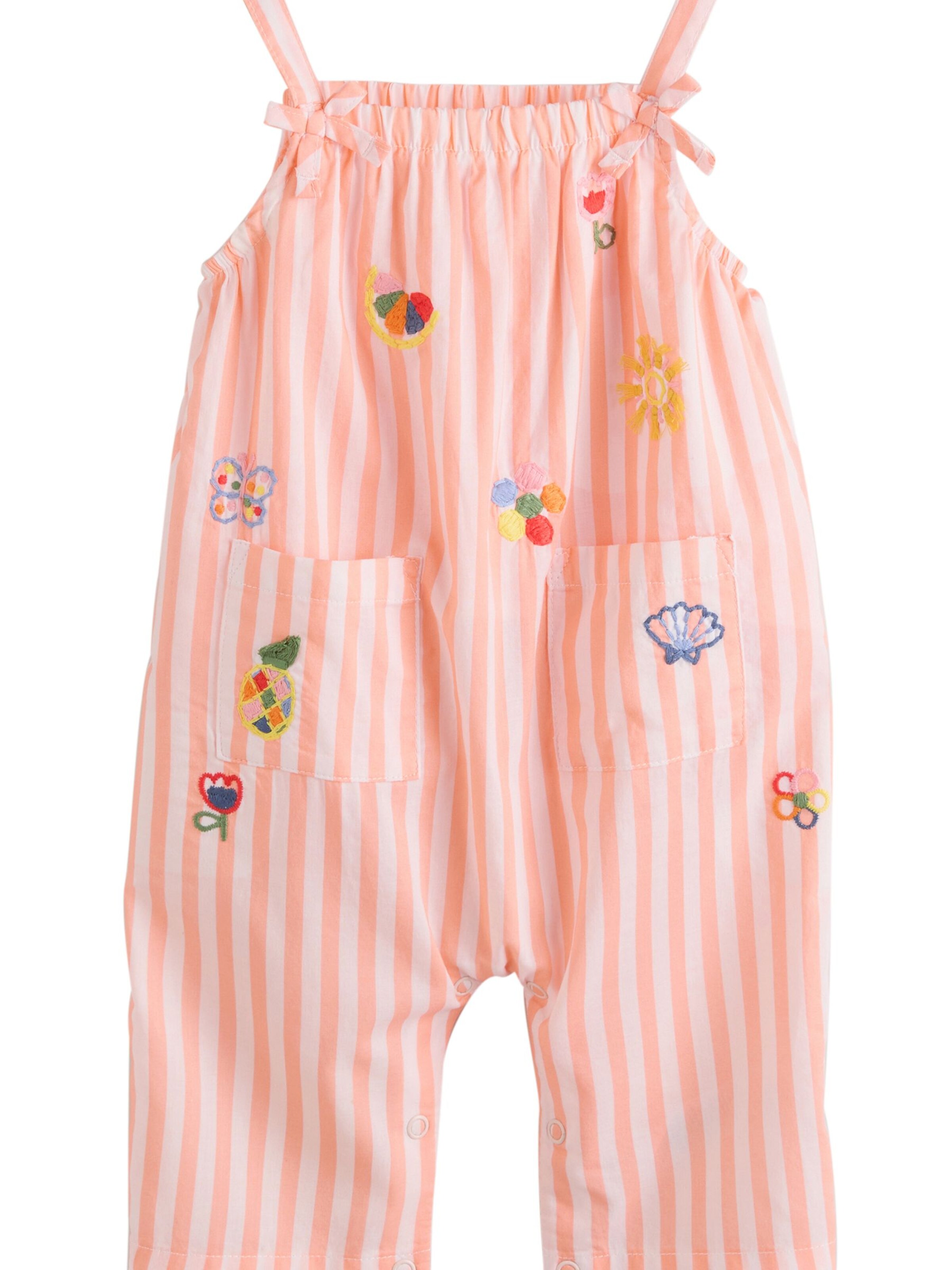 Nextregular Hlače s tregerima - narančasta boja: prednji dio