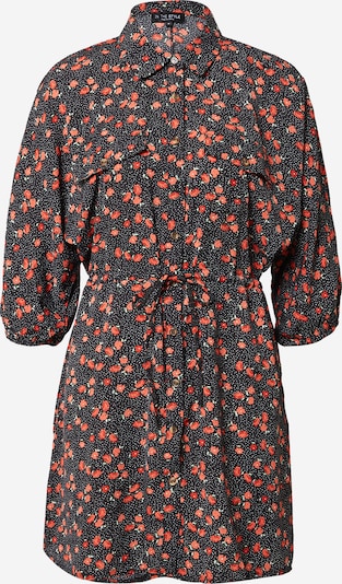 In The Style Shirt dress 'JOSSA' in Light green / Coral / Red / Black, Item view