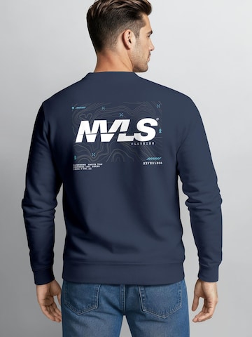Neverless Sweatshirt 'Explorer'‌‌‌ in Blau