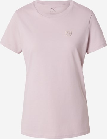 PUMA Tričko 'ESS ELEVATED' – pink: přední strana