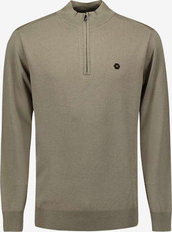 No Excess Sweater in Green: front