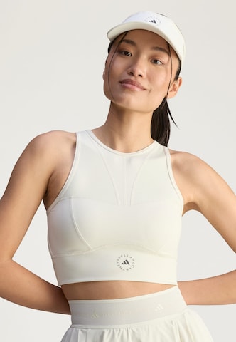 ADIDAS BY STELLA MCCARTNEY Спортен топ в бежово