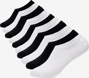 Occulto Ankle Socks 'Strolch' in Black: front