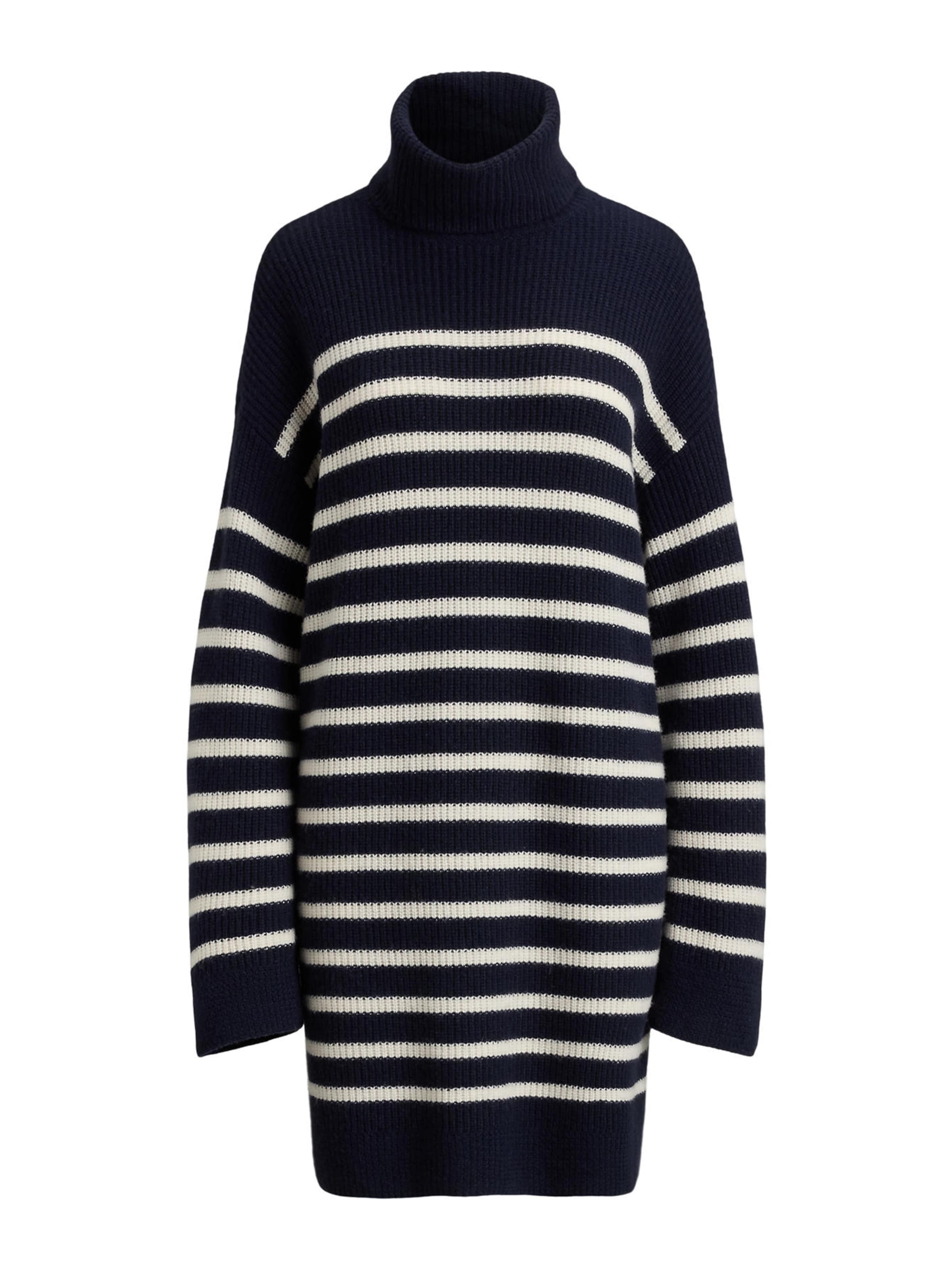 Lauren Ralph Lauren Stickad klänning i blå: framsida