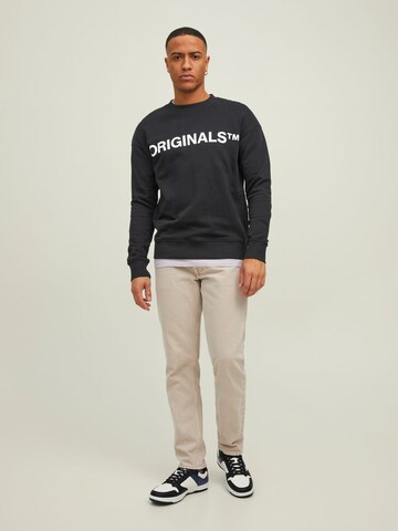 JACK & JONES Sweatshirt 'Clean' i sort