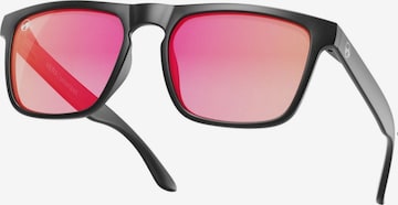 Lunettes de soleil sport 'MowMow Thor Sunglasses - Polarized - Men - Women - Black' Mowmow en rouge : devant