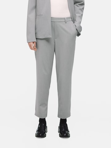 OBJECT Regular Chino trousers 'Ecilie' in Grey: front