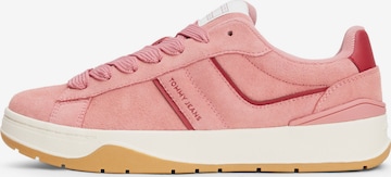 Tommy Jeans - Zapatillas deportivas bajas en rosa: frente