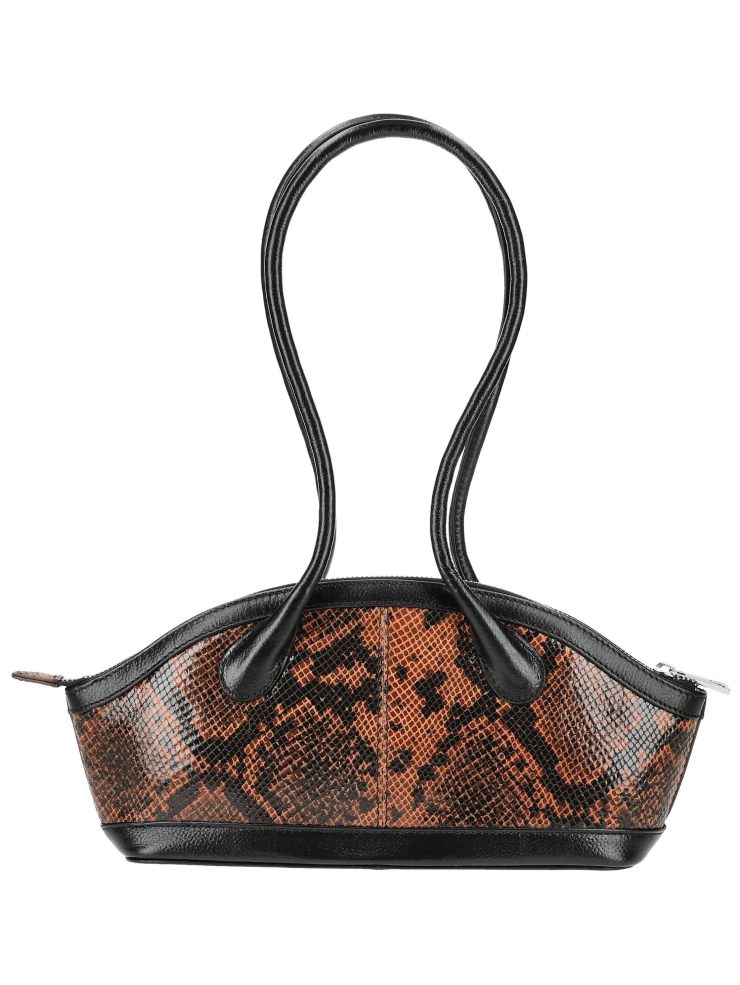 Sac bandoulière NÚNOO en marron : derrière