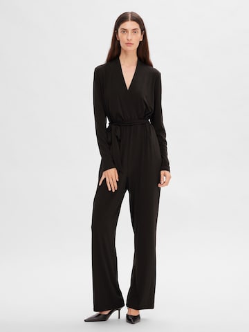 SELECTED FEMME Jumpsuit 'Robin' in Schwarz