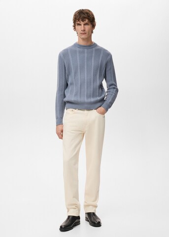 MANGO MAN Sweater 'Marina' in Blue