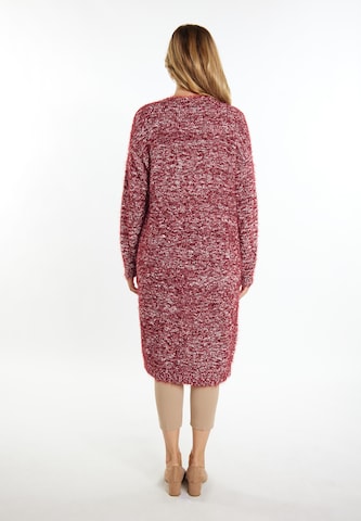 Usha Knit Cardigan 'Sivene' in Red