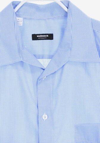 Walbusch Button Up Shirt in L in Blue