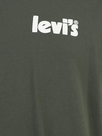 Levi's® Big & Tall - Camisa 'Relaxed Fit Tee' em verde