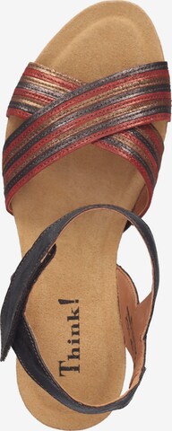 THINK! Strap Sandals in Mixed colors