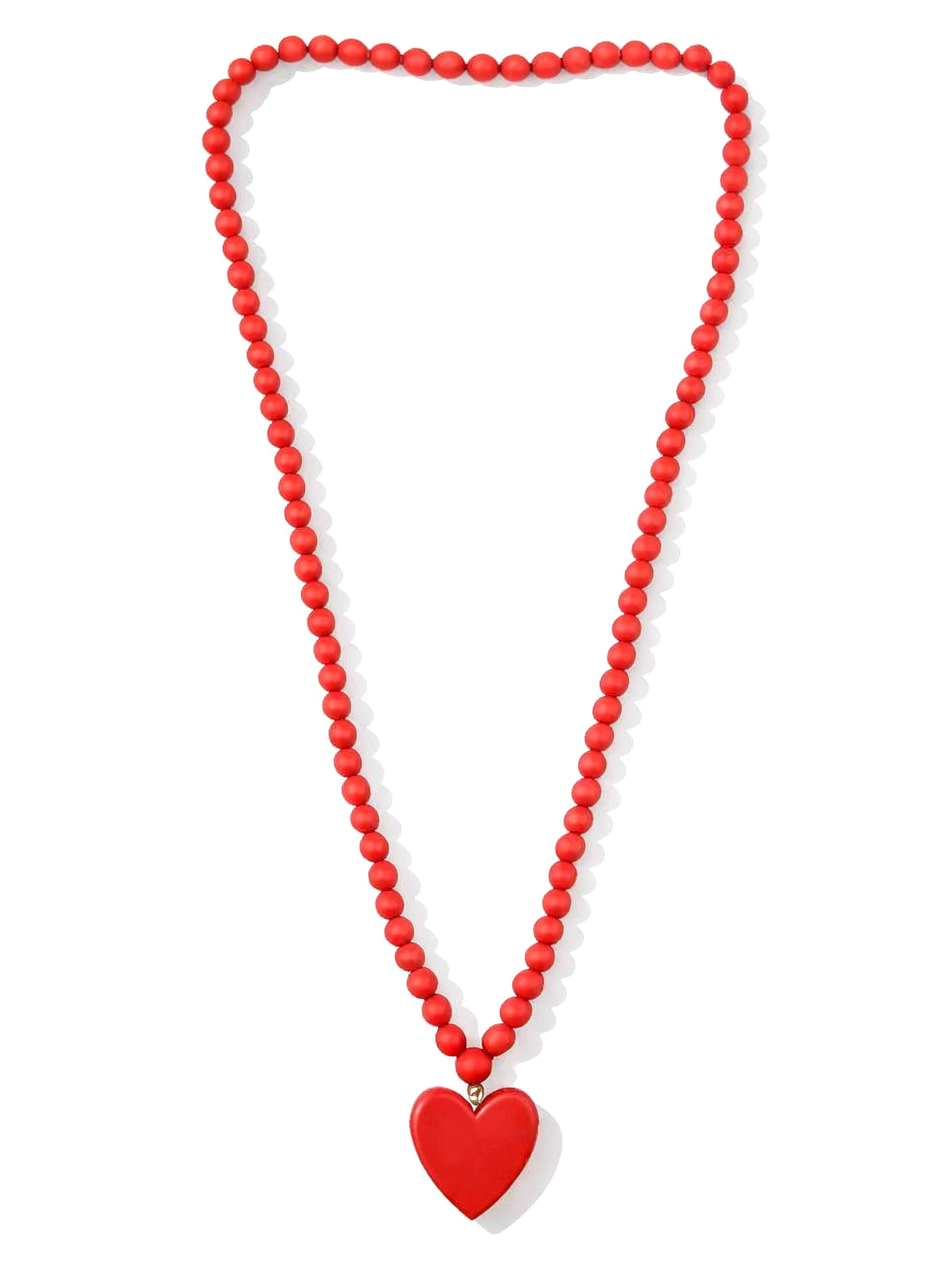 COLLEZIONE ALESSANDRO Necklace 'Dayita' in Red: front