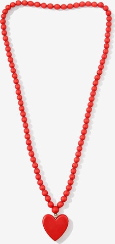 COLLEZIONE ALESSANDRO Necklace 'Dayita' in Red: front