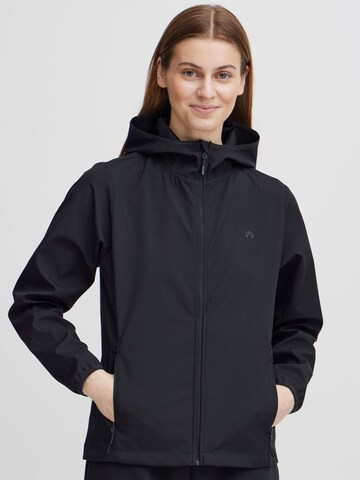 North Bend Outdoorjacke 'Luana' in Schwarz: Vorderseite