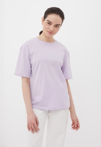 Finn Flare Shirt 'Basic' in Lila: Vorderseite