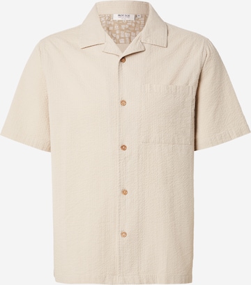 INDICODE JEANS Skjorta 'INDrill' i beige: framsida