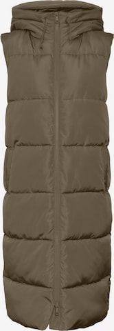 VERO MODA - Chaleco 'LIGAANE' en verde: frente