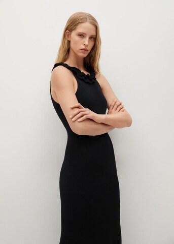 MANGO Knit dress 'LILI' in Black