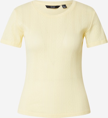 VERO MODA Μπλουζάκι 'VMLISA' σε κίτρινο: μπροστά