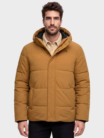 Veste outdoor Schöffel en marron : devant