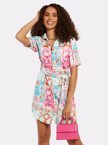 Robe-chemise 'Creation' Threadbare en mélange de couleurs : devant