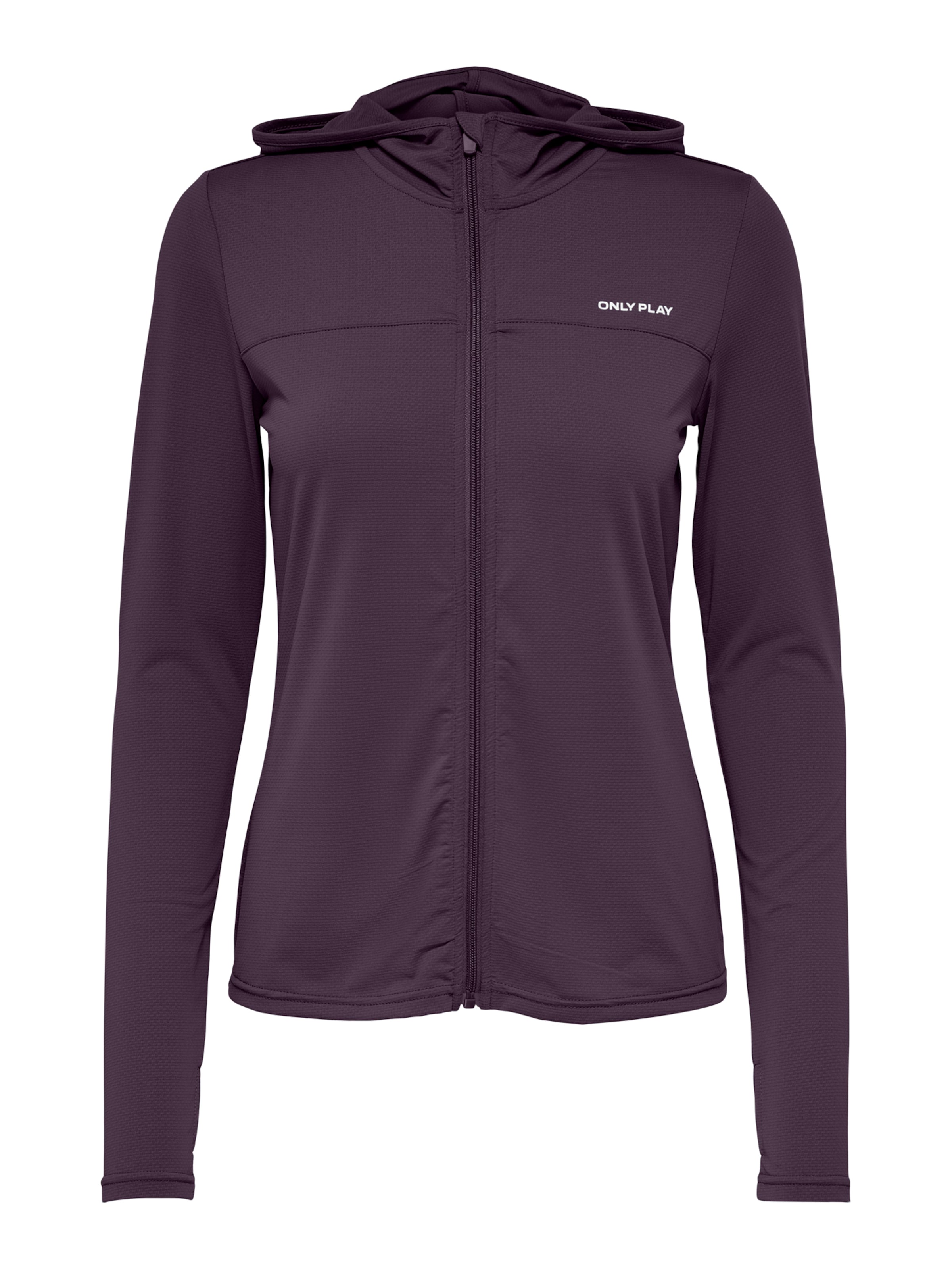 ONLY PLAY - Sudadera con cremallera deportiva 'ONPMILA' en lila: frente