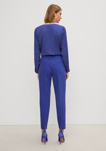COMMA Bluse in Blau