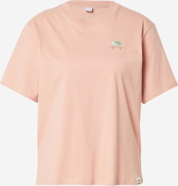 T-shirt Iriedaily en rose : devant