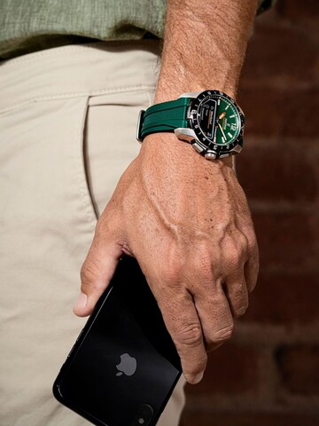 Montre digitale FESTINA en vert : devant