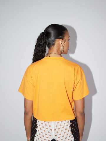 LeGer by Lena Gercke - Camisa 'Elisabet' em laranja: atrás