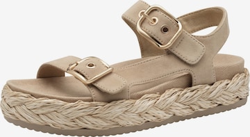 Tamaris Sandale in Braun: Vorderseite